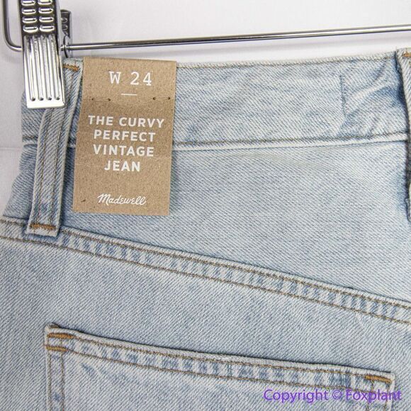NEW Madewell The Curvy Perfect Vintage Jean in‎ Fitzgerald Wash, 24 - Picture 13 of 16